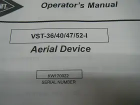 39015-03 VERSALIFT Service Manual