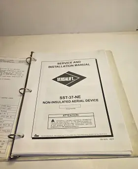 SST-37-NE VERSALIFT Insulated Aerial Device Service Instal