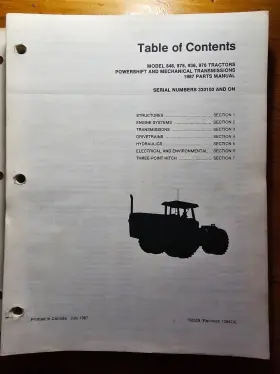 108529 VERSATILE Ford Tractor Manual #3