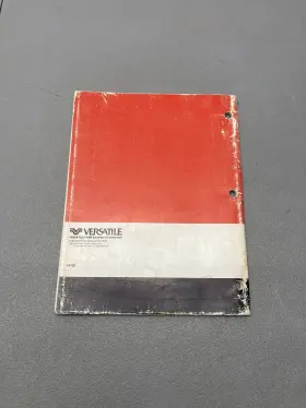 74720 VERSATILE Operators Manual #2