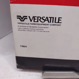 74804 VERSATILE Operators Manual #3