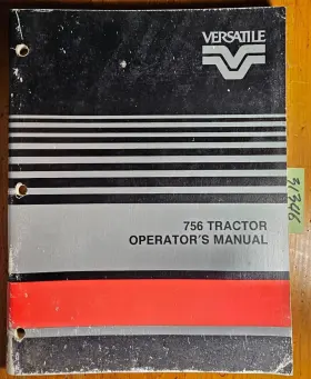 97647 VERSATILE Tractor Owners Operators Manual