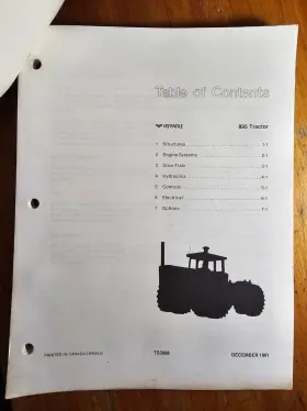 TS3068 VERSATILE Tractor Manual #3