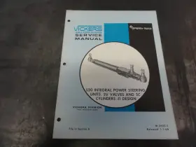 M-2600-S VICKERS Sperry Integral Power Steering Sv Valves