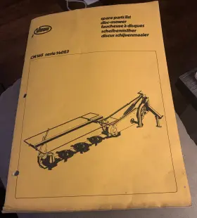 14023 VICON Disc Mower Spare Catalog Manual