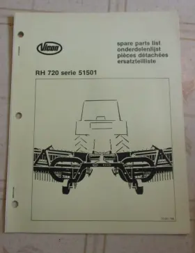 RH720 VICON Rh Rake Catalog Manual