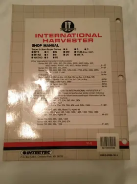 IH-8 International Harvester Tractor Repair Manual Service #2