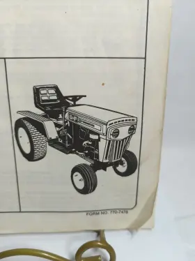 148-990A Hydrostatic Tractor Owners Manual #3