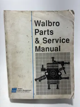 41E39 Walbro Carburetor Service Manual Engine Repair