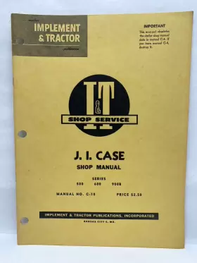 900B Service Manual Tractor
