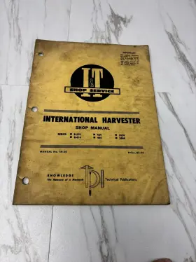 IH-30 Manual International Harvester