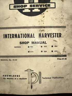 IH-40 Manual International Harvester Copyright #2