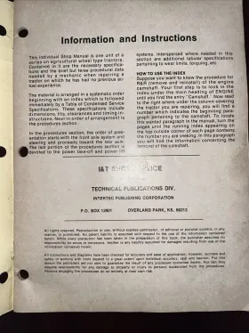 IH-40 Manual International Harvester Copyright #3
