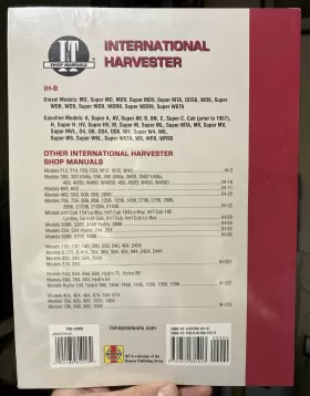 IH-8 International Harvester Tractor Repair Manual #2
