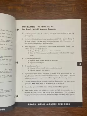 MS141 Brady Manual Manure Spreader #3