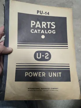 PU-14 International Harvester Power Unit Catalog
