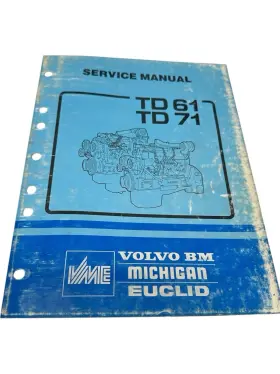 2116696528 VOLVO Bm Michigan Euclid Td Service Manual