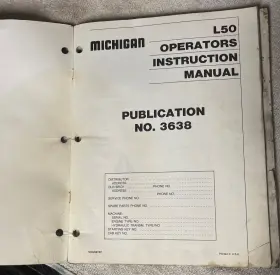 3638 VOLVO Bm Michigan Euclid Wheel Loader Instruction Manual #2