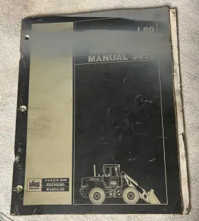 3638 VOLVO Bm Michigan Euclid Wheel Loader Instruction Manual