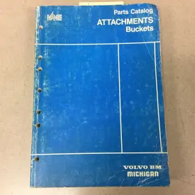 6316697695 VOLVO Buckets Attachments Manual Catalog Book Weld