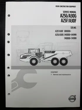 A30F VOLVO Service Manual