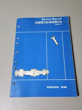 AWB10-AWB15 VOLVO Drive Axle Service Repair Book Manual