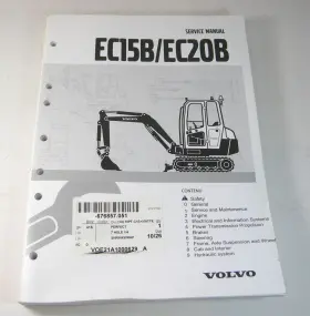 21A1000629 VOLVO CONSTRUCTION EQUIPMENT Mini Excavator Repair