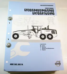 21C1001951 VOLVO CONSTRUCTION EQUIPMENT Motor Grader Service