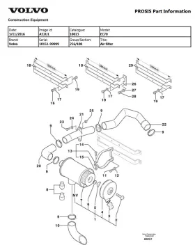 EC70 VOLVO Mini Excavator Catalog Construction Manual Pdf Usb