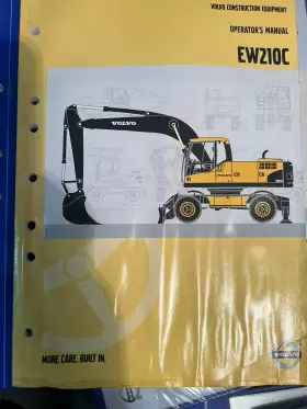 EW210 VOLVO Wheeled Excavator Operator Manual