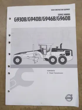 G940B VOLVO Grader Service Manual