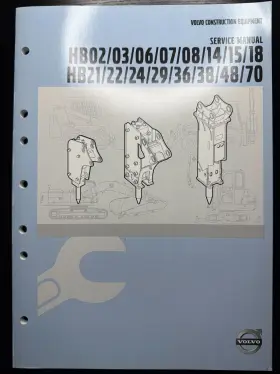 HB21 VOLVO Hammer Service Manual