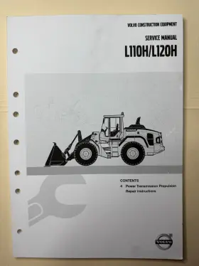 L120H VOLVO Power Transmission Repair Service Manual