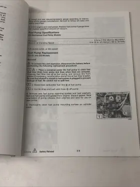 7796457-5 VOLVO PENTA Fuel Workshop Manual Md #3
