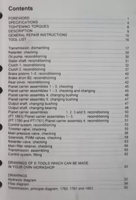 PT1663 VOLVO Bm Transmission Service Repair Workshop Manual #2