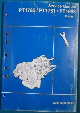 PT1663 VOLVO Bm Transmission Service Repair Workshop Manual