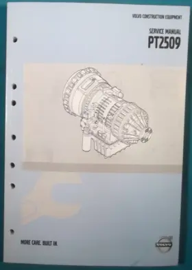 PT2509 VOLVO Transmission Service Repair Workshop Manual