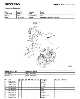 SD115D VOLVO Compactor Drum Roller Catalog Construction Pdf