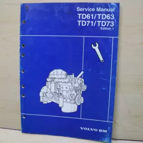 TD73 VOLVO Diesel Engine Repair Service Manual Book