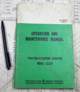 C222F WABCO Elevating Scraper Operation Manual