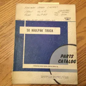 D-H-474A WABCO Haulpak Manual Catalog Book Dump Haul Quarry