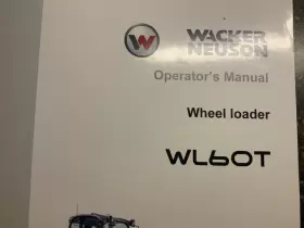 WL60T WACKER NEUSON Walker Wheel Loader Manual Cd Operator #2