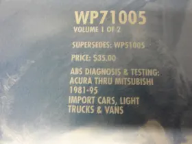 WP71005 WAGNER Brake Anti Lock Service Manual #3