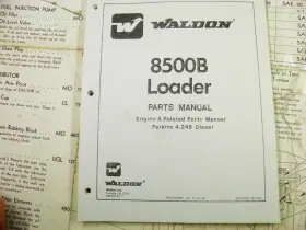 8500B WALDON Loader Manual