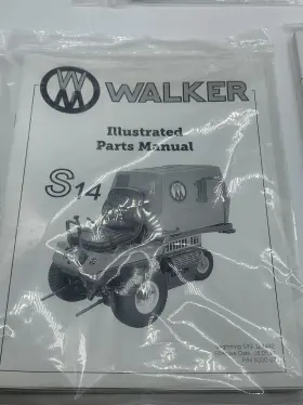 128442 WALKER Mower Owners Packet Manual Subaru Ex Engine #3
