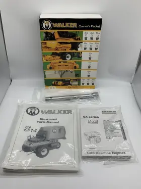 128442 WALKER Mower Owners Packet Manual Subaru Ex Engine