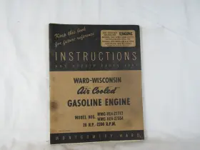 WMC-VE4-21777 WARD WISCONSIN Air Cooled Engine
