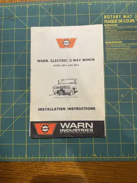 8274 WARN INDUSTRIES Electric Winch