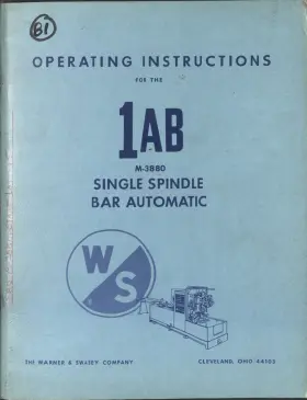 M-3880 WARNER SWASEY Operating