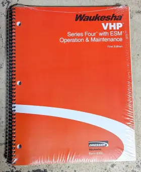458582 WAUKESHA Vhp Esm Gas Engine Operator Manual